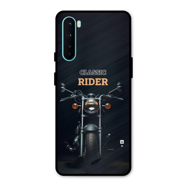 Classic RIder Metal Back Case for OnePlus Nord