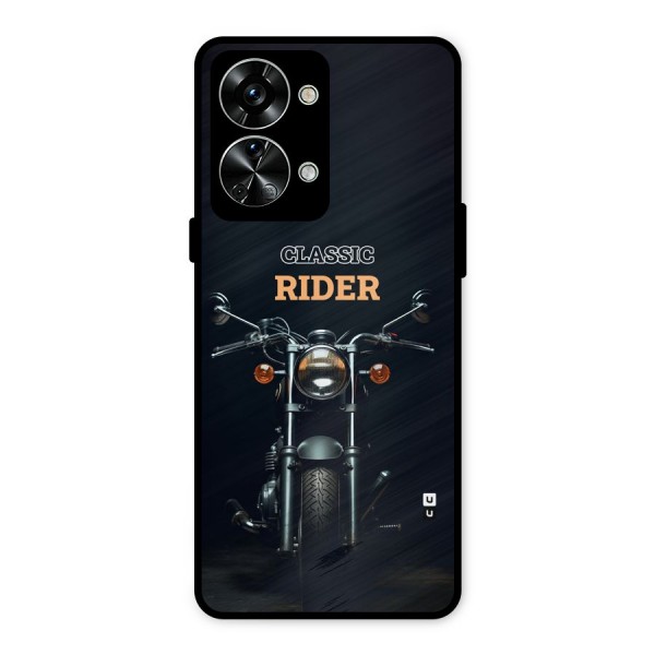 Classic RIder Metal Back Case for OnePlus Nord 2T