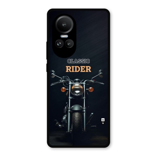 Classic RIder Metal Back Case for Oppo Reno10