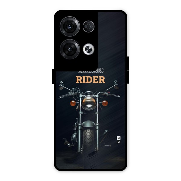 Classic RIder Metal Back Case for Oppo Reno8 Pro 5G