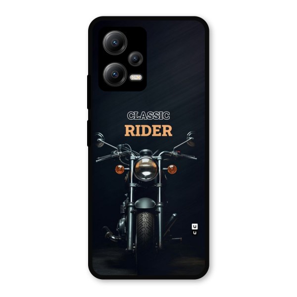 Classic RIder Metal Back Case for Poco X5