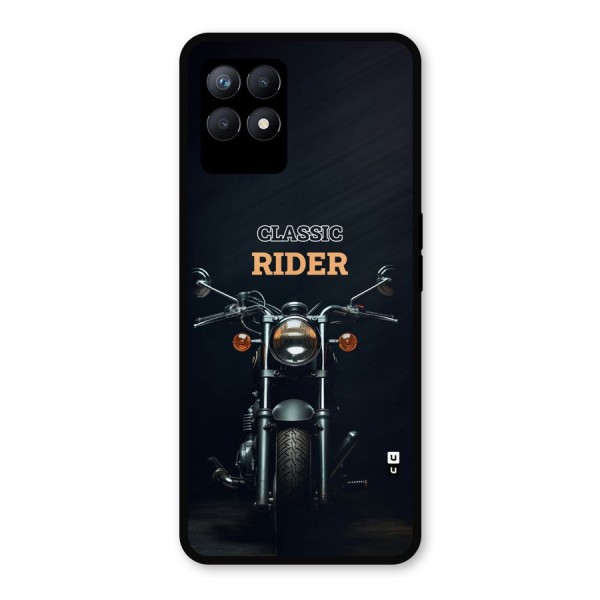 Classic RIder Metal Back Case for Realme 8i