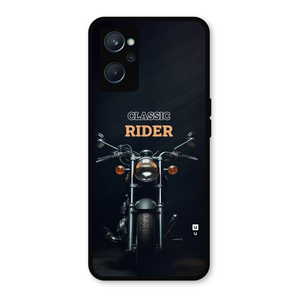 Classic RIder Metal Back Case for Realme 9i