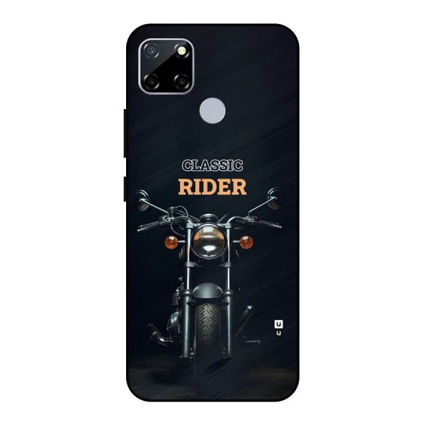 Classic RIder Metal Back Case for Realme Narzo 30A