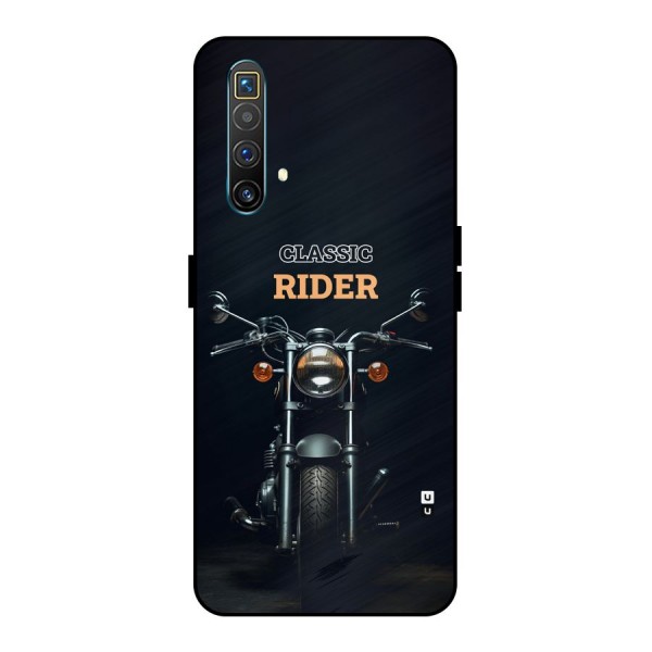 Classic RIder Metal Back Case for Realme X3 SuperZoom