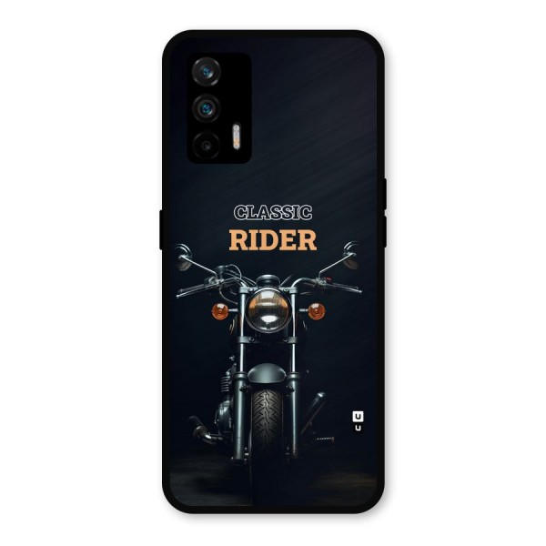 Classic RIder Metal Back Case for Realme X7 Max