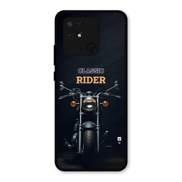 Classic RIder Metal Back Case for Redmi 10