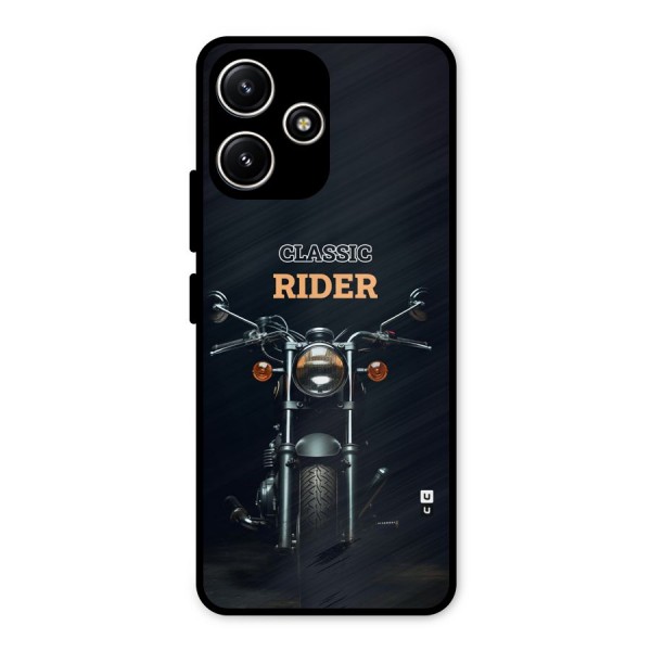 Classic RIder Metal Back Case for Redmi 12 5G