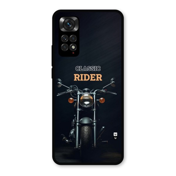 Classic RIder Metal Back Case for Redmi Note 11