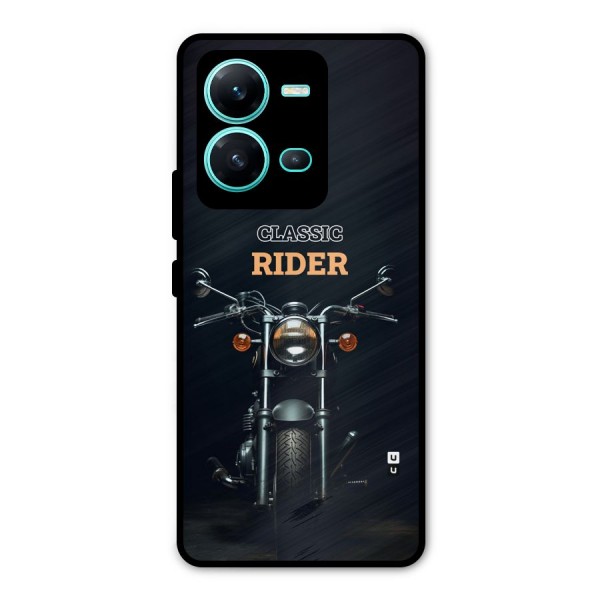 Classic RIder Metal Back Case for Vivo V25