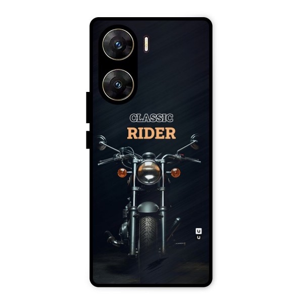 Classic RIder Metal Back Case for Vivo V29e