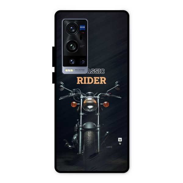 Classic RIder Metal Back Case for Vivo X60 Pro Plus