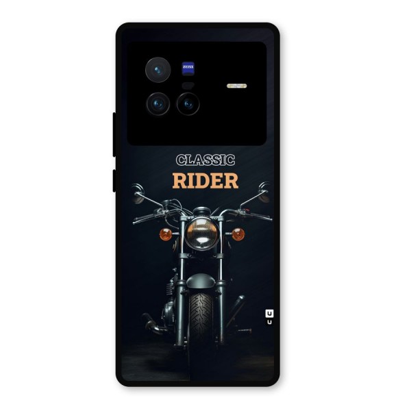 Classic RIder Metal Back Case for Vivo X80