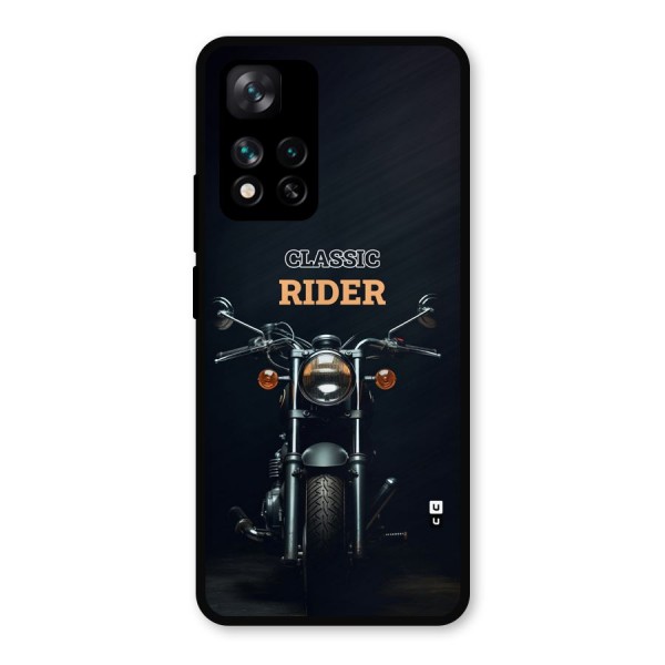 Classic RIder Metal Back Case for Xiaomi 11i Hypercharge 5G