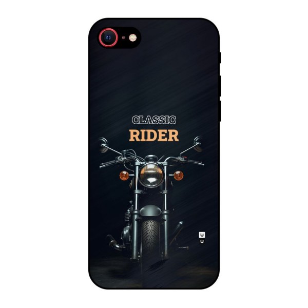 Classic RIder Metal Back Case for iPhone 7