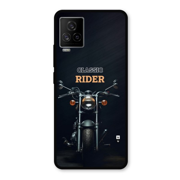 Classic RIder Metal Back Case for iQOO 7 Legend 5G