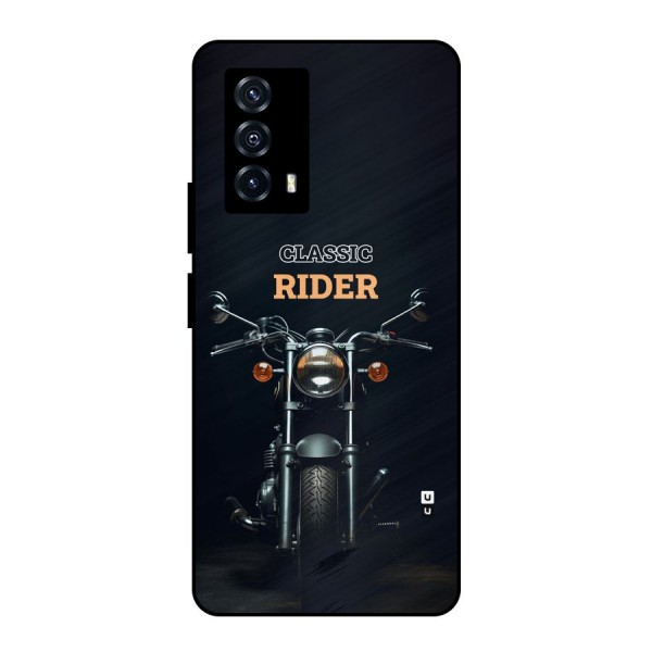 Classic RIder Metal Back Case for iQOO Z5