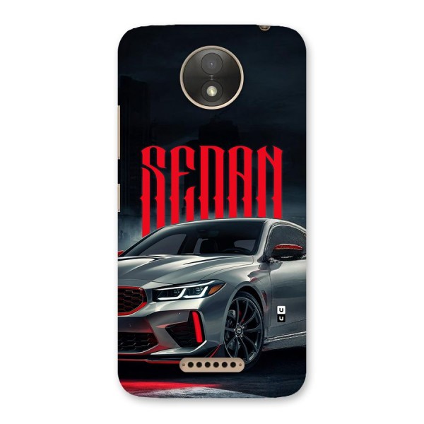 Classic Sedan Back Case for Moto C Plus