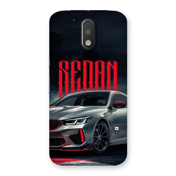 Classic Sedan Back Case for Moto G4