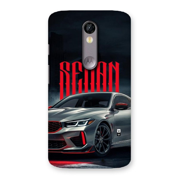 Classic Sedan Back Case for Moto X Force