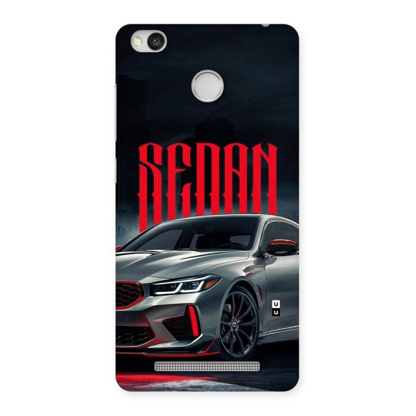 Classic Sedan Back Case for Redmi 3S Prime