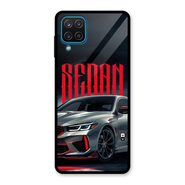 Classic Sedan Glass Back Case for Galaxy A12