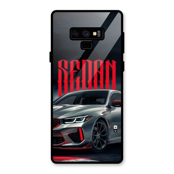 Classic Sedan Glass Back Case for Galaxy Note 9