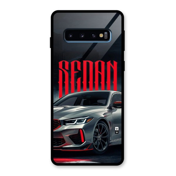 Classic Sedan Glass Back Case for Galaxy S10