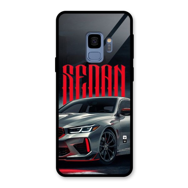 Classic Sedan Glass Back Case for Galaxy S9