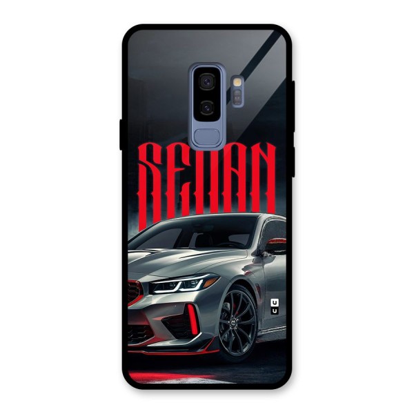 Classic Sedan Glass Back Case for Galaxy S9 Plus