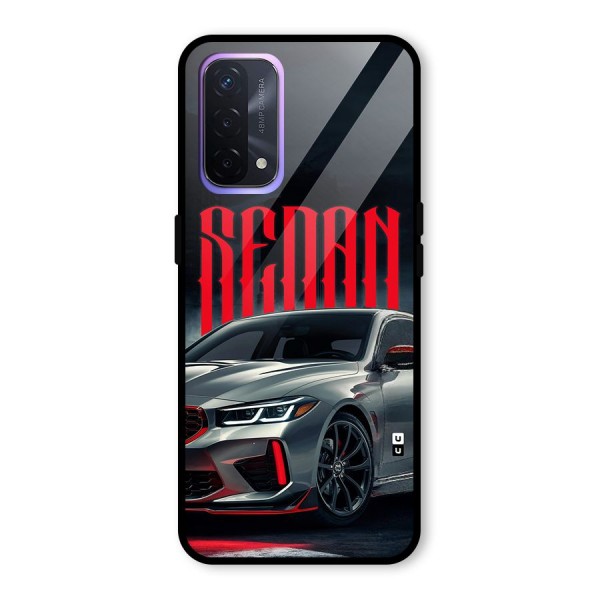 Classic Sedan Glass Back Case for Oppo A74 5G