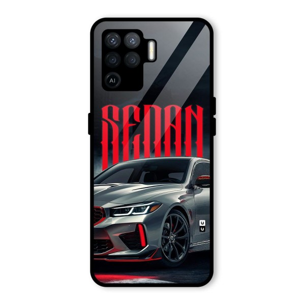 Classic Sedan Glass Back Case for Oppo F19 Pro