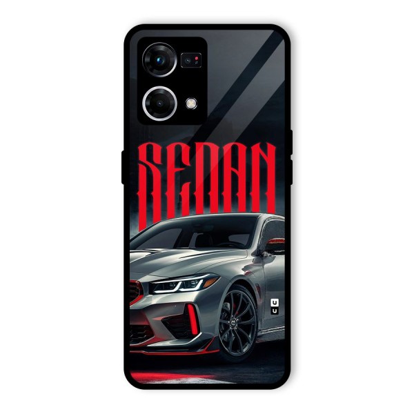 Classic Sedan Glass Back Case for Oppo F21 Pro 4G