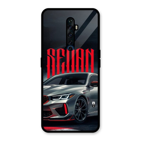 Classic Sedan Glass Back Case for Oppo Reno2 F