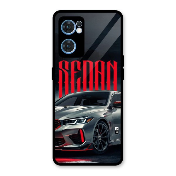 Classic Sedan Glass Back Case for Oppo Reno7 5G