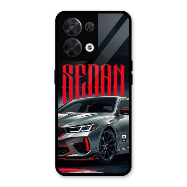 Classic Sedan Glass Back Case for Oppo Reno8 5G