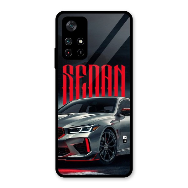 Classic Sedan Glass Back Case for Poco M4 Pro 5G