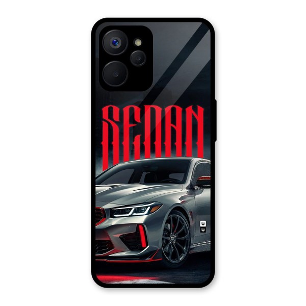 Classic Sedan Glass Back Case for Realme 9i 5G