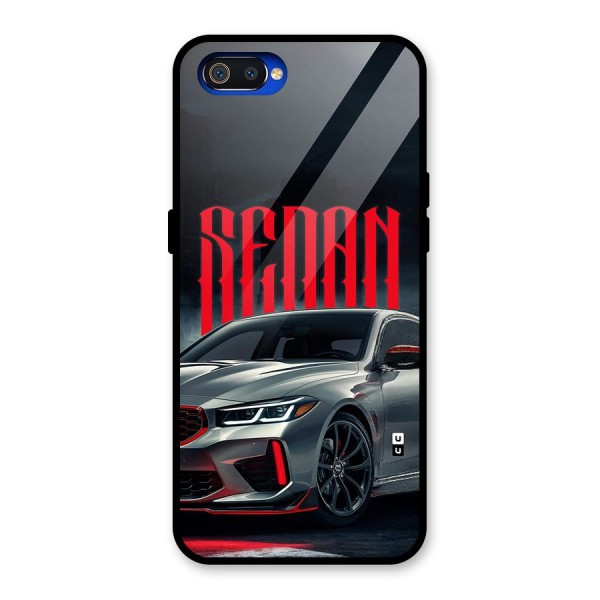 Classic Sedan Glass Back Case for Realme C2