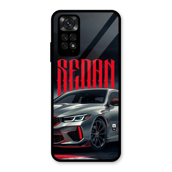 Classic Sedan Glass Back Case for Redmi Note 11S