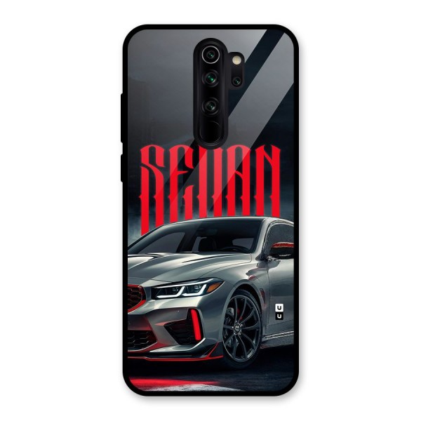 Classic Sedan Glass Back Case for Redmi Note 8 Pro