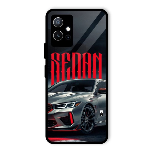 Classic Sedan Glass Back Case for Vivo T1 5G