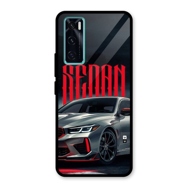 Classic Sedan Glass Back Case for Vivo V20 SE