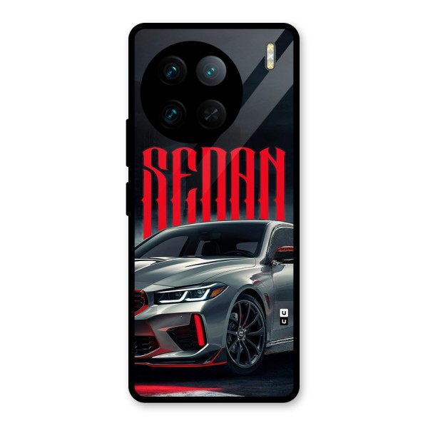 Classic Sedan Glass Back Case for Vivo X90 Pro