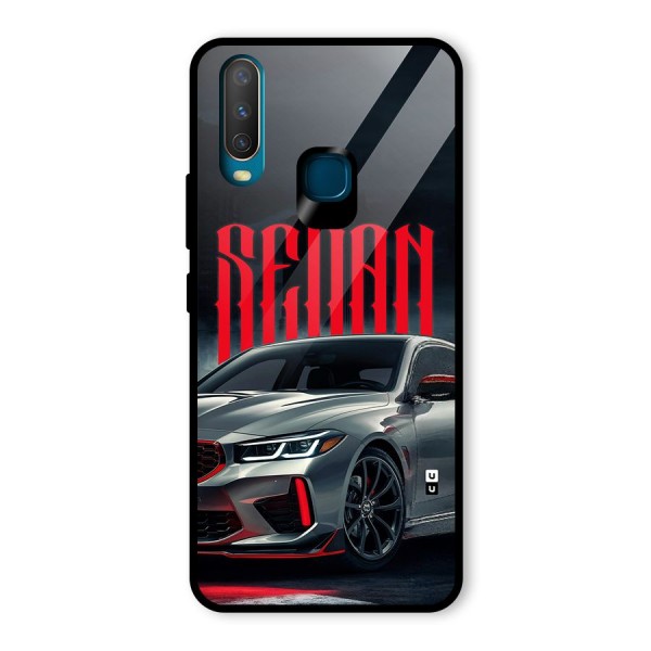 Classic Sedan Glass Back Case for Vivo Y12