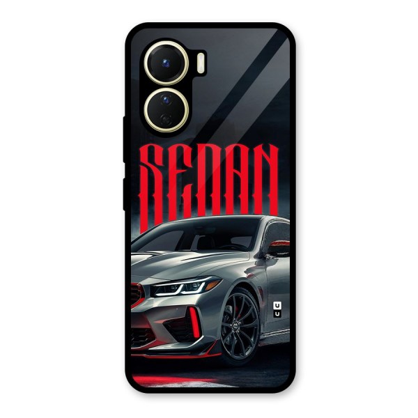 Classic Sedan Glass Back Case for Vivo Y16