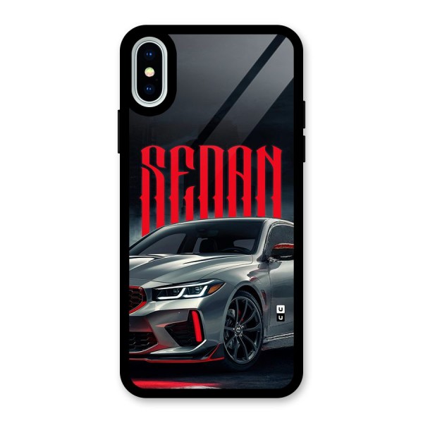 Classic Sedan Glass Back Case for iPhone X