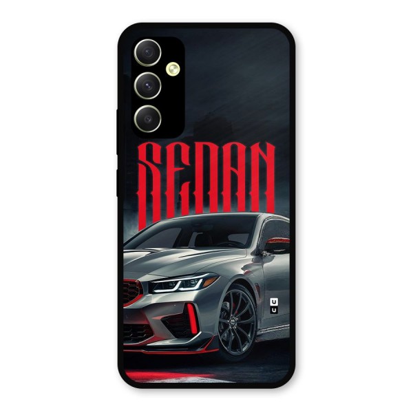 Classic Sedan Metal Back Case for Galaxy A34