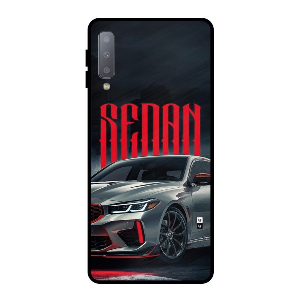 Classic Sedan Metal Back Case for Galaxy A7 (2018)