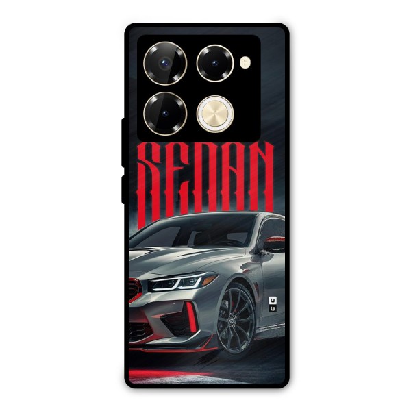 Classic Sedan Metal Back Case for Infinix Note 40 Pro